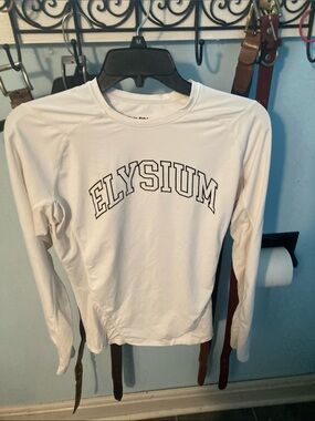 Men's Long-Sleeve Crewneck Tee - White